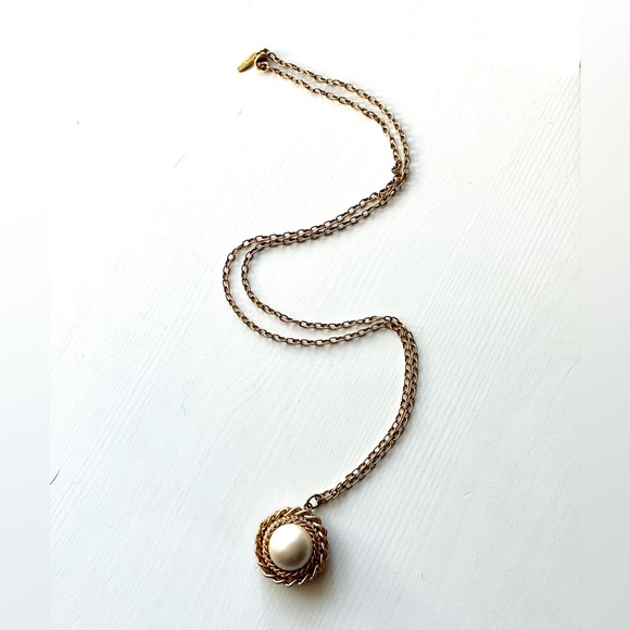Urban Outfitters Jewelry - Urban Outfitters Long Gold Pearl Necklace